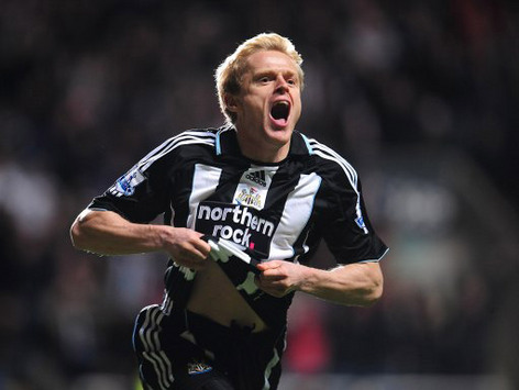 EPL: Damien Duff, Newcastle United - Tottenham Hotspur (PA)