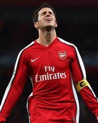 Cesc Fàbregas will be out for an extended and crucial period for Arsenal.