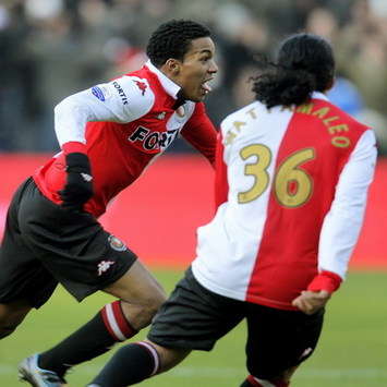 Eredivisie: Feyenoord - NAC Breda, Diego Biseswar and Kevin Wattamaleo (foto ANP)