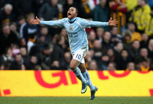 EPL: De Souza Robinho, Manchester City - Hull City (PA)