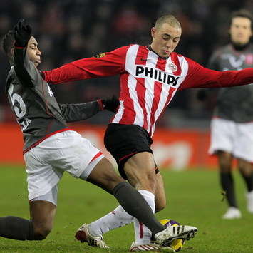 Eredivisie: PSV - FC Twente, Elia - Amrabat (foto ANP)