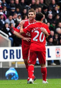 EPL: Steven Gerrard, Newcastle United v Liverpool (PA)