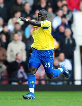 EPL: Abdoulaye Faye, West Ham United - Stoke City (PA)