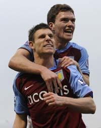 FA Cup: James Milner, Gillingham v Aston Villa (PA)