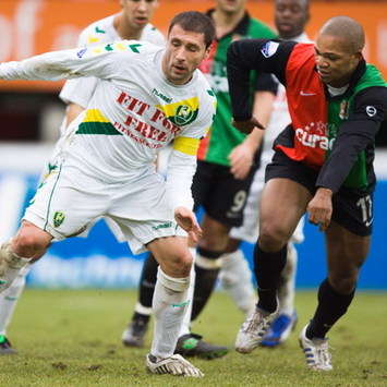 Alexander Rankovic, Collins John, ADO Den Haag - NEC (foto ANP)