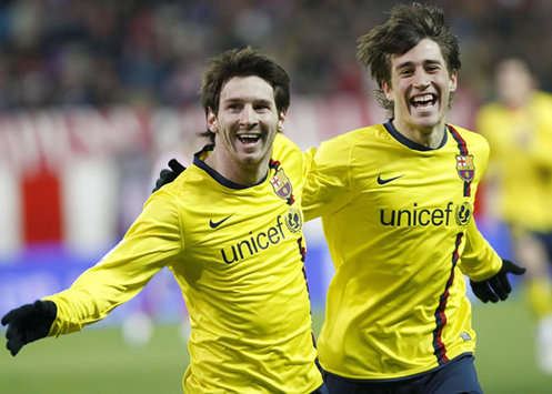 Messi - Bojan - Barcelona (Marca)
