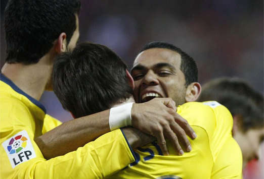 Alves, Messi, Atletico-Barcelona (Marca)