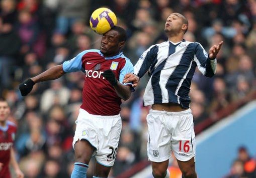 EPL: Nigel Reo-Coker - Luke Moore, Aston Villa - West Bromwich (PA)