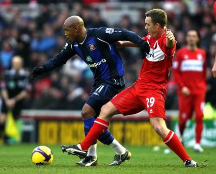 EPL: El-Hadji Diouf - Tony McMahon, Middlesbrough - Sunderland (PA)