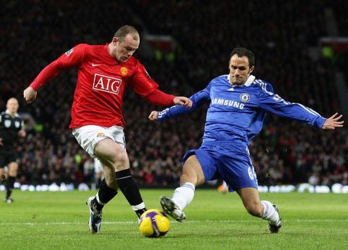 EPL: Wayne Rooney - Ricardo Carvalho, Manchester United v Chelsea (PA)