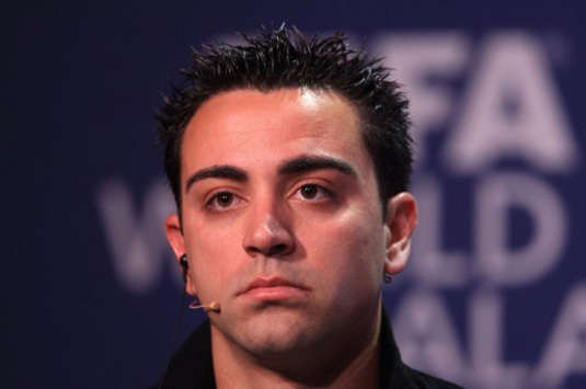 Barcelona's Xavi Hernández at the 2008 FIFA World Player Gala (PA)