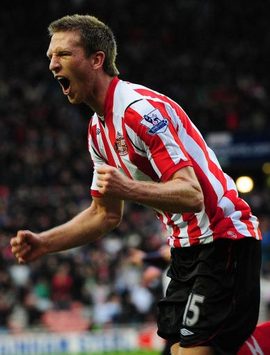 EPL: Danny Collins, Sunderland - Aston Villa (PA)