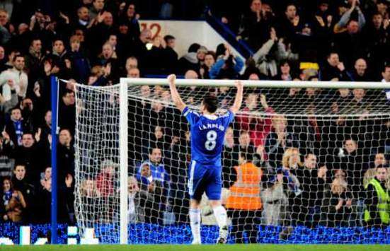EPL: Frank Lampard, Chelsea - Stoke City (PA)
