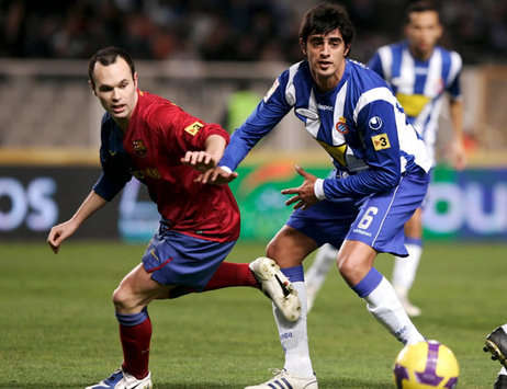 Copa del Rey: Iniesta, Roman martinez, Espanyol-Barcelona (Marca)
