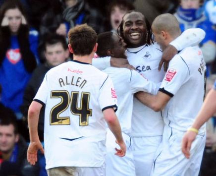 FA Cup: Jason Scotland, Portsmouth v Swansea City (PA)