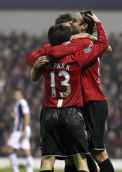 EPL: Dimitar Berbatov, West Bromwich Albion v Manchester United (PA)