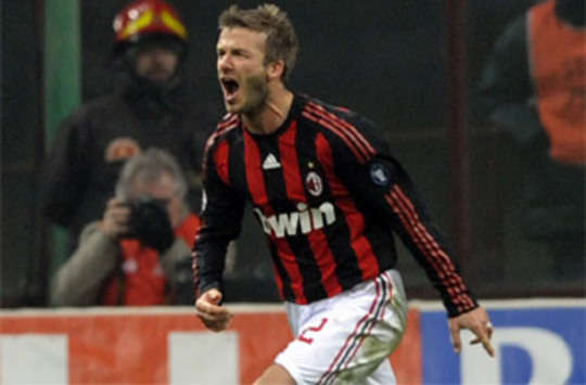 İtalya: David Beckham (Milan) (Grazia Neri)