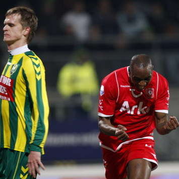 Csaba Horvath & Romano Denneboom, ADO Den Haag - FC Twente (Foto ANP)