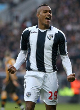 EPL: Jay Simpson, Hull - West Bromwich (PA)