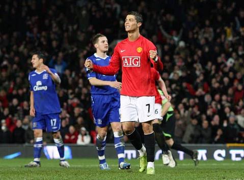EPL: Cristiano Ronaldo, Manchester United v Everton (PA)