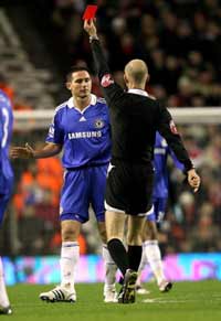 EPL: Frank Lampard, Liverpool - Chelsea (PA)