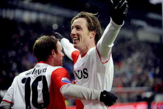 Cedric van der Gun and Tom Caluwé, FC Utrecht (foto PRO SHOTS)