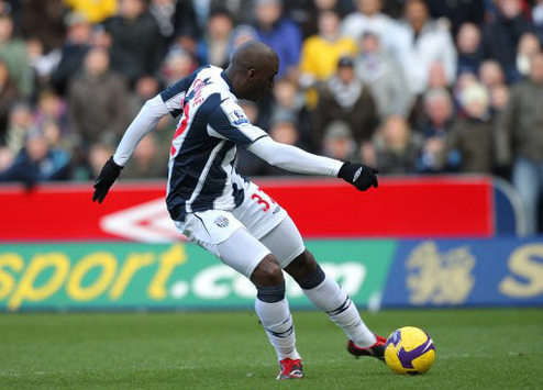 EPL: Marc-Antoine Fortune, West Bromwich - Newcastle United (PA)