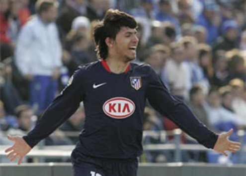 Sergio Aguero, Recreativo-Atletico de Madrid (MARCA)