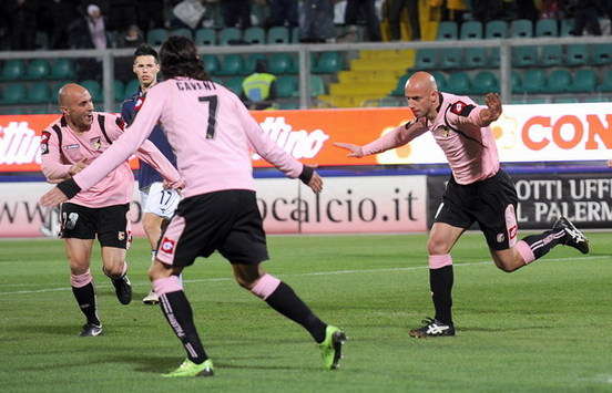 Migliaccio insolito goleador in Palermo-Napoli (Grazia Neri)