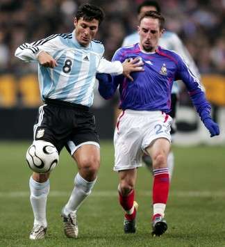 Javier Zanetti (Argentina) vs Franck Ribéry (France)