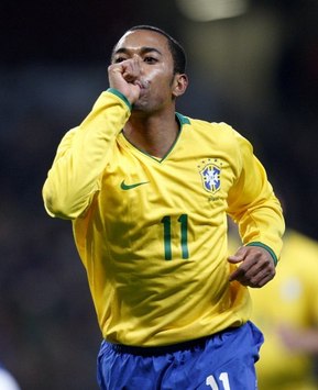 Robinho - Italy-Brazil Emirates Stadium (PA)
