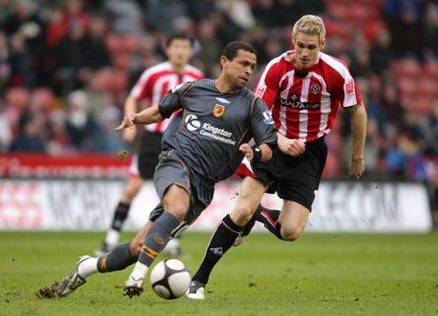 FA Cup: Deiberson Geovanni - Matthew Kilgallon, Sheffield United v Hull City (PA)