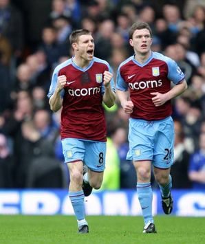 FA Cup: James Milner, Everton - Aston Villa (PA)