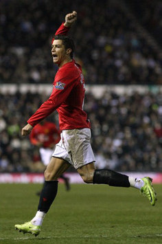 FA Cup: Cristiano Ronaldo, Derby County - Manchester United (PA)