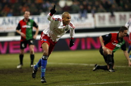 UEFA CUP: Alex Silva, NEC - HSV (foto ANP)