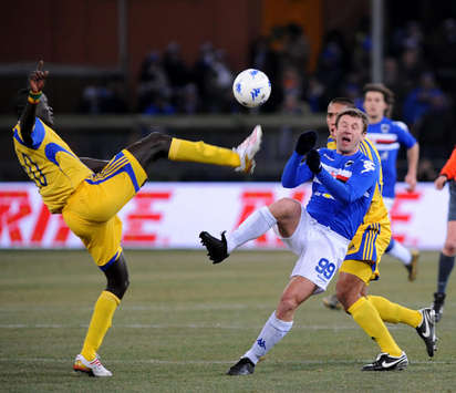Antonio Cassano - Sampdoria-Metalist - Uefa Cup (Grazia Neri)