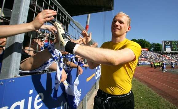 Beliebt bei den KSC-Fans: Markus Miller (firo)