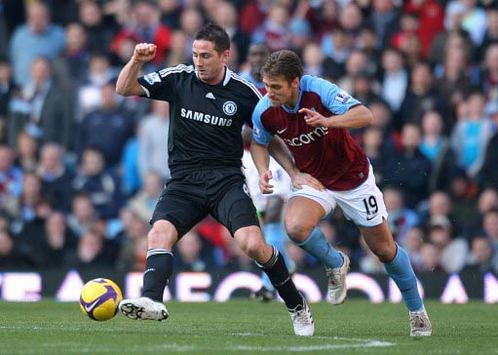 EPL: Frank Lampard - Stiliyan Petrov, Aston Villa v Chelsea (PA)
