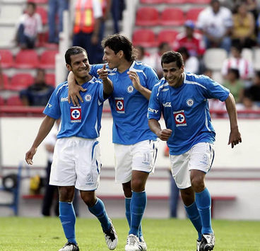 Jaime Lozano, Roberto Ovelar y Carlos Bonet- Necaxa vs Cruz Azul (Mexsport)