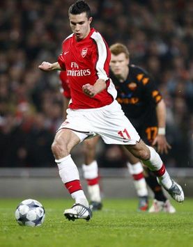 Şampiyonlar Ligi: Robin Van Persie (Arsenal) (PA)