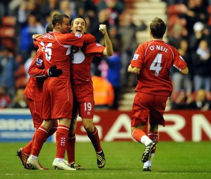 FA Cup: Stewart Downing, Middlesbrough - West Ham United (PA)
