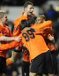 UEFA Cup: Luis Fernandinho, Tottenham Hotspur v Shakhtar Donetsk (PA)