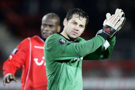 Sander Boschker, FC Twente - Olympique Marseille (foto ANP)