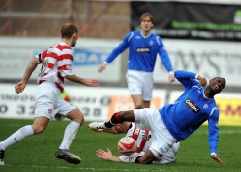 SPL: Maurice Edu, Rangers, March 2009 (PA)