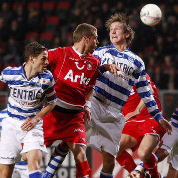 Rogier Meijer, Slobodan Rajkovic and Luuk de Jong, FC Twente - De Graafschap (foto ANP)
