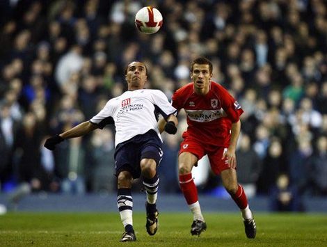 EPL: Gary O'Neil - Benoit Assou-Ekotto, Tottenham Hotspur v Middlesbrough (PA)