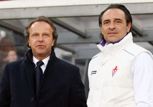 Cesare Prandelli & Andrea Della Valle - Fiorentina (Grazia Neri)