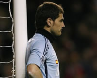 CL: Iker Casillas, Liverpool v Real Madrid (PA)