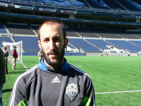 Pete Vagenas training, Seattle Sounders FC, MLS (J. Zielonka/Goal.com)