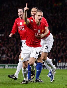 CL: Nemanja Vidic, Manchester United - Inter (PA)
